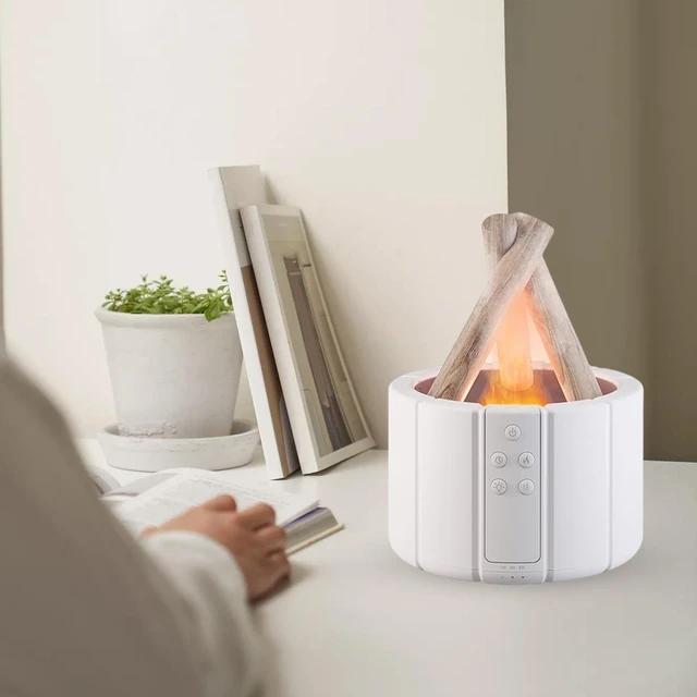 Bonfire Aromatherapy Essential Oil Diffuser USB Ultrasonic Air Humidifier with Flame Lamp Home Aroma Diffuser Remote Control - Image 2