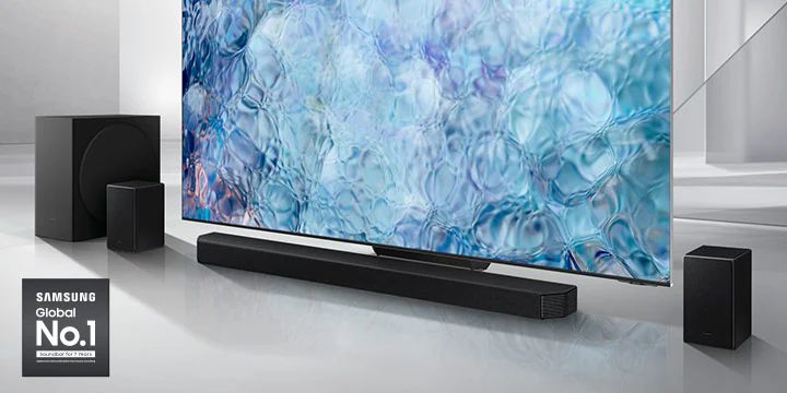 Samsung Q930C Soundbar Speaker (2023) - 17 Speaker Home Sound System With Adaptive Sound, Wireless Dolby Atmos And Wireless Subwoofer, Alexa Built In, Smart Surround Sound, Bluetooth, WiFi & Airplay - Image 4